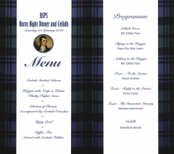 2020 Burns Night